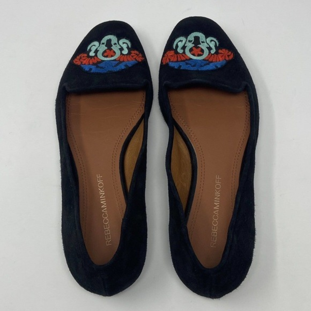 Rebecca Minkoff Aries‎ flats loafer zodiac horoscope smoking slipper Shoes 7.5